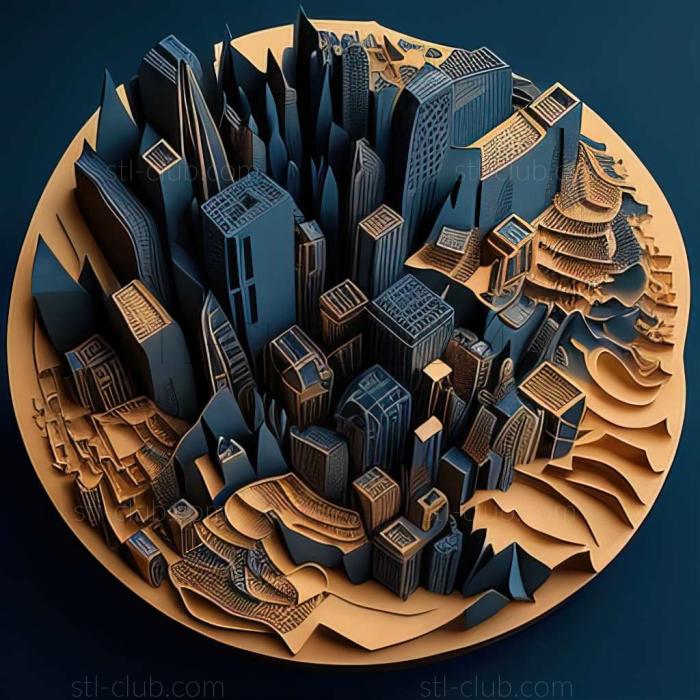 3D модель Город (STL)